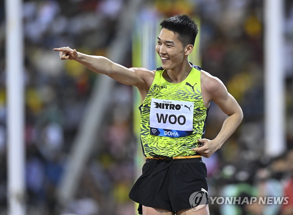 '스마일 점퍼' 우상혁, 6월 3일 피렌체에서 해리슨과 재대결