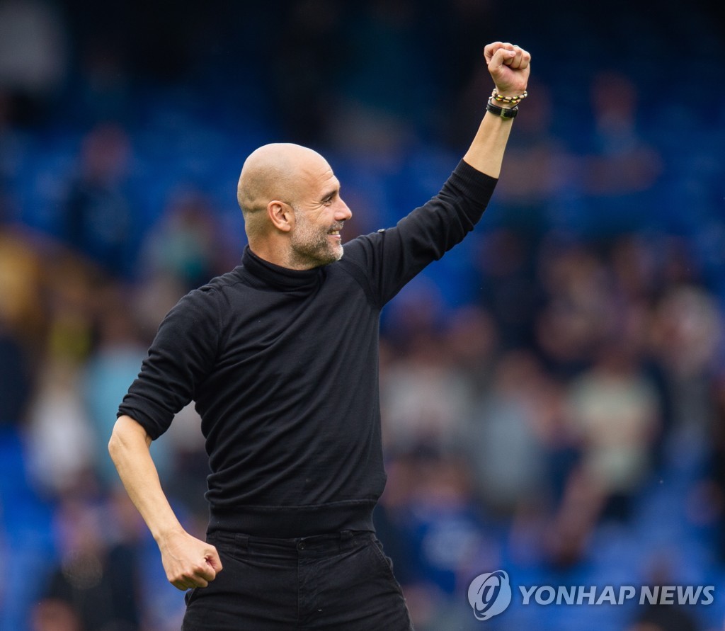 맨시티, EPL 우승까지 '1승'…홀란 36호 골로 에버턴에 3-0 완승