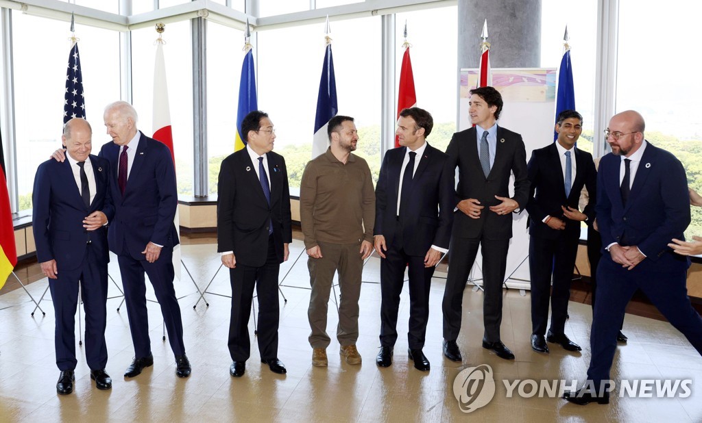 러 "G7, 젤렌스키 일본에 불러 반러시아·반중국 '선동 쇼'"