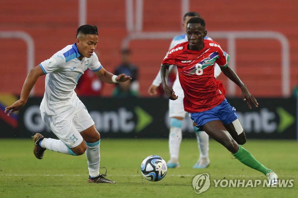 [U20월드컵] 한국 2차전 상대 온두라스, 감비아에 1-2 패배