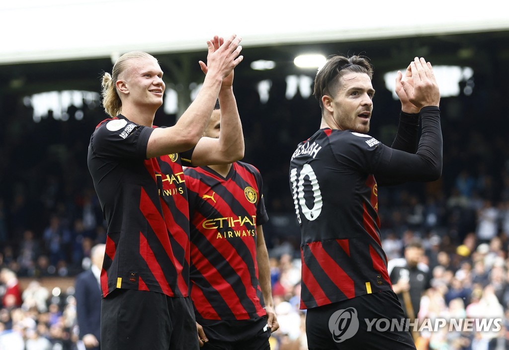 홀란 리그 34호골 폭발…맨시티, 풀럼 꺾고 'EPL 선두 점프'