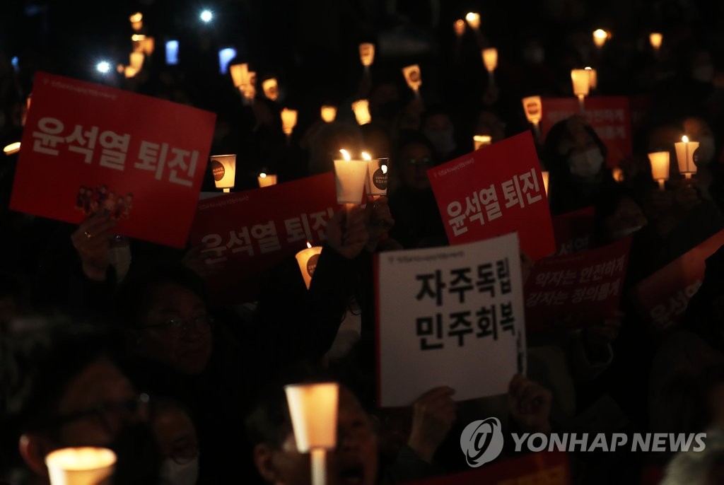 천주교 사제들 시국기도회…윤석열 '핵 공유' 발언 비판