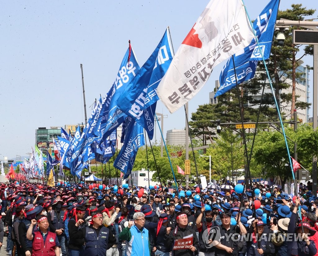 대전·충남서 민주노총 노동절 집회…정부 정책 비판(종합)