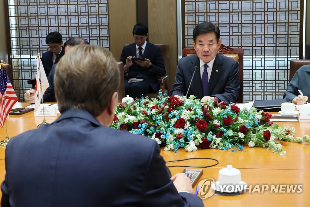 '한미의회 외교' 국회 방미단, 6월초 '대통령 전용기' 이용할 듯