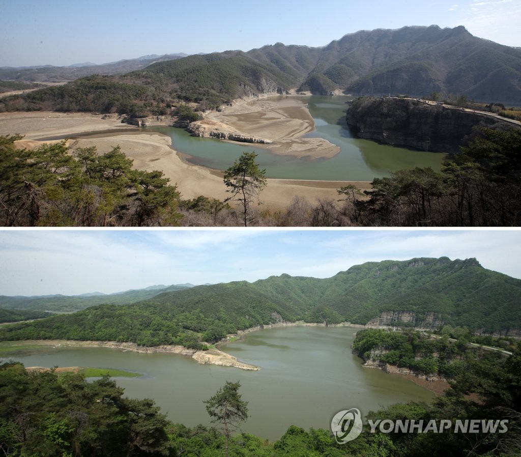 이달초 단비로 전국 기상가뭄 해소 국면…저수량 대부분 정상