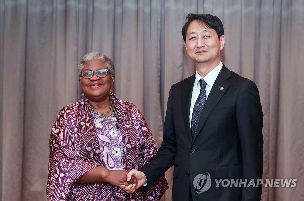 WTO 사무총장 "다자무역 회복·개도국 역량강화에 한국과 협력"