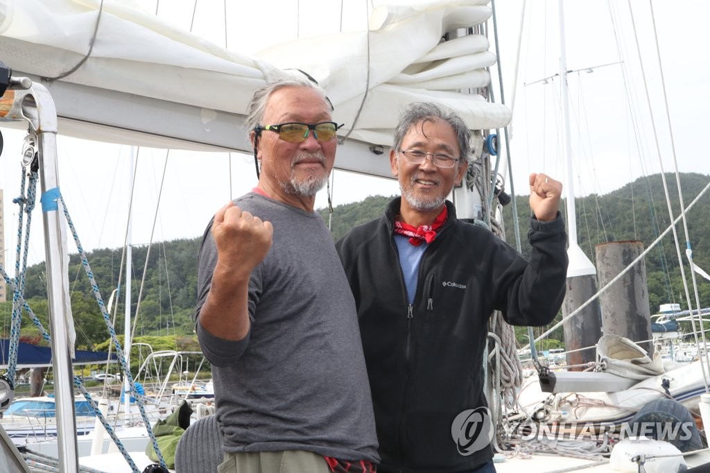 LA서 출발한 요트원정대, 태평양 건너 80여일 만에 한국 땅 밟아