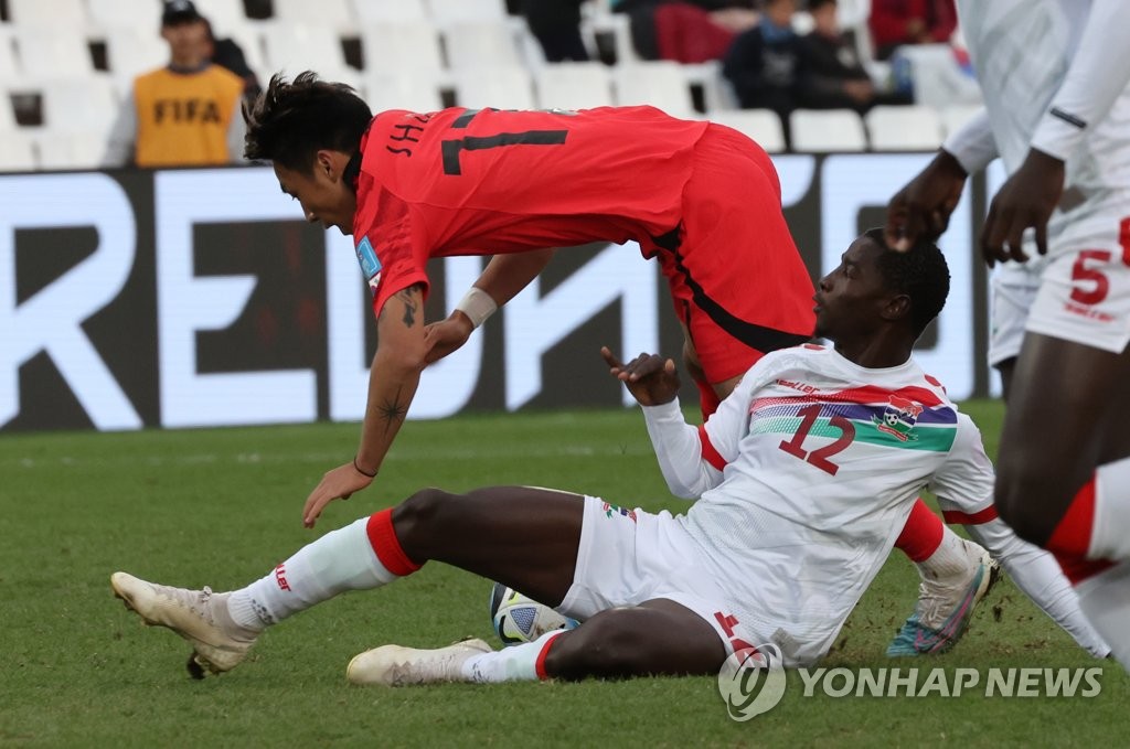 김은중호, U-20 월드컵 감비아와 전반전 0-0 마무리