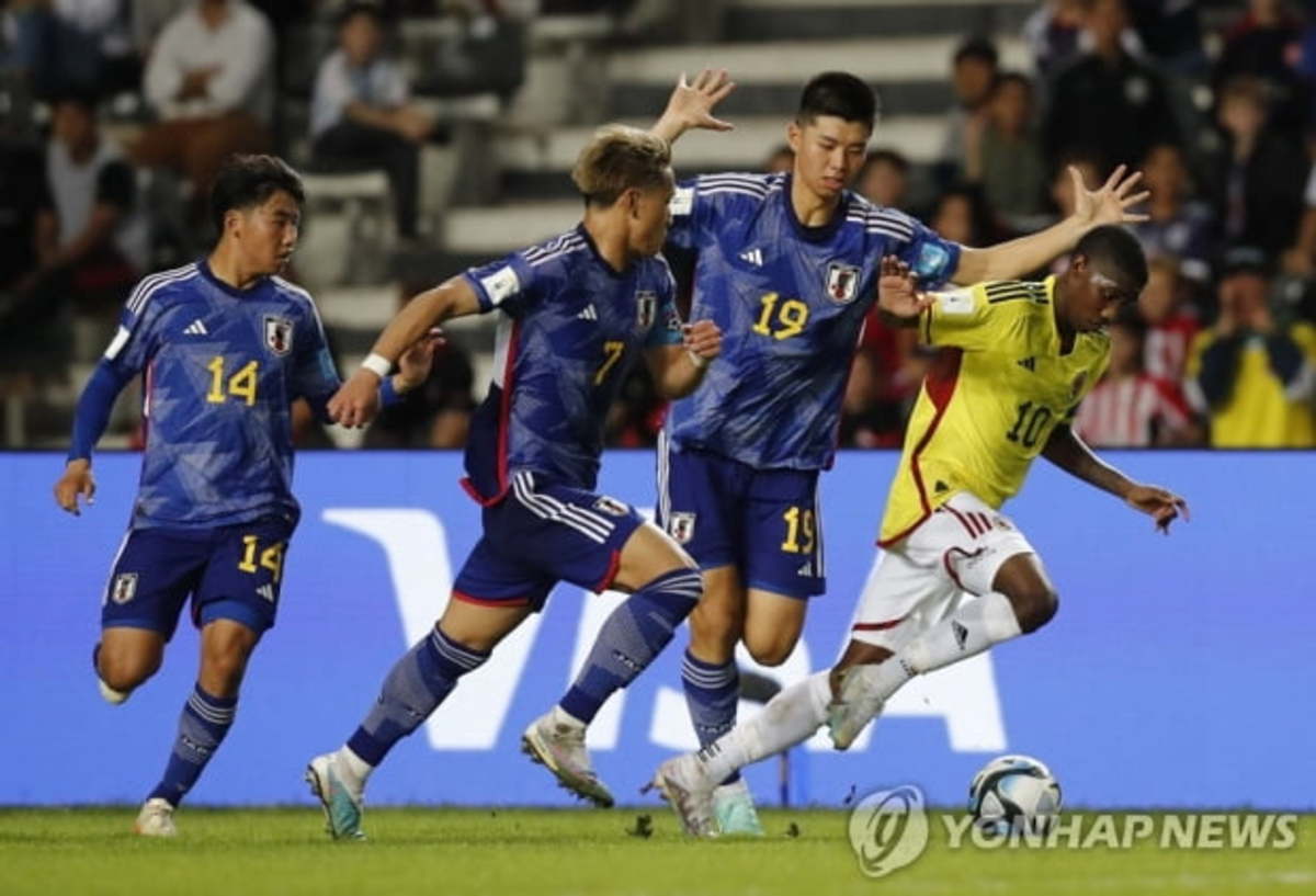 [U20월드컵] コロンビアが日本に勝利…ラウンド16決定