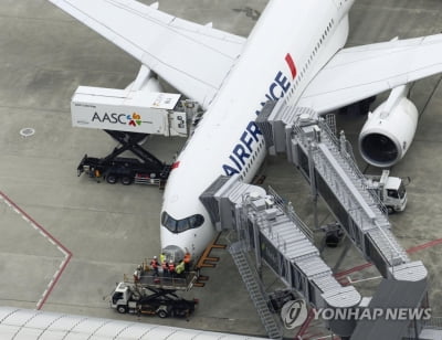 日오사카서 파리 향하던 항공기 긴급회항…기체 앞부분 손상