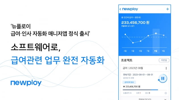 인사·급여 업무 AI로 자동화…'뉴플로이 매니저 앱' 출시