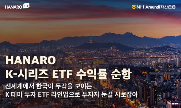 NH아문디 'K-pop ETF' 수익률 43%…엔터 ETF 1위