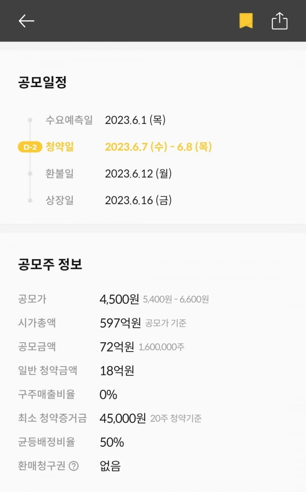 [마켓PRO]청약할까말까 : 프로테옴텍, 수익확률 100%, 투자매력지수 61점 