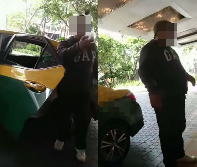 태국의 한 택시기사가 한국인 승객에게 바가지 요금을 받으려다 벌금과 운행정지 1개월의 행정처분을 받았다. /사진=SNS