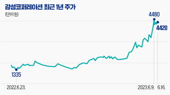 [마켓PRO] '캠핑 명품' 업고 주가 7배 뛴 감성코퍼레이션…아직 주가에 해외 성과 미반영