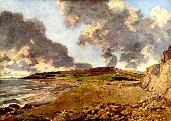 컨스터블의 '웨이머스 만, 볼리즈 코브와 조던 힐'(1816). 영국 내셔널갤러리 소장