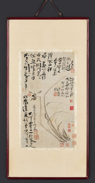 추사 김정희의 마지막 난초 그림, 보물로 지정된다