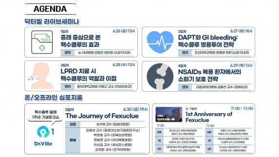 대웅제약, 내달 2일까지 ‘펙수클루 위크’ 개최