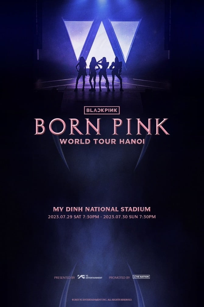 블랙핑크, ‘BORN PINK’ 투어 베트남 공연 추가 개최…최대 규모 스타디움 입성