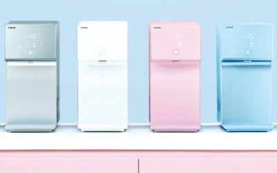코웨이, 청결 더 강화한 '아이콘 정수기2'…4단계 온수조절·AI 스마트 진단
