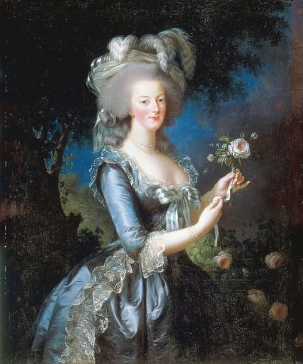 엘리자베스 비제 르브룅의 ‘마리 앙투아네트 왕비’(1783). 프랑스 베르사유박물관 소장 
