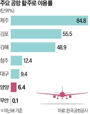 3000억 들인 무안공항…하루 항공기 1대 뜬다