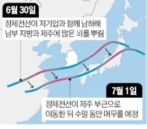 수도권 퍼부은 장맛비…30일 남부 '2차 공습'