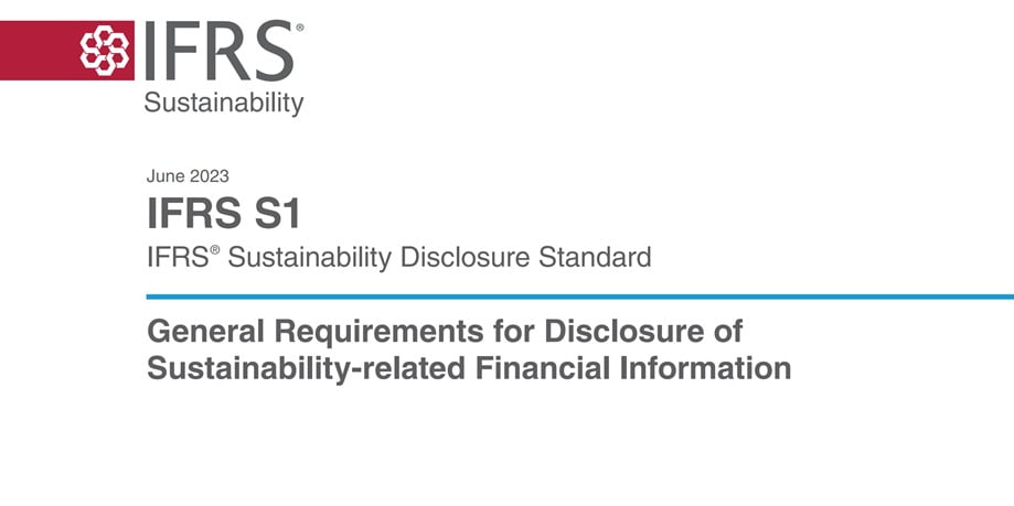 국제지속가능성기준위원회 IFRS S1 기준서 발췌.