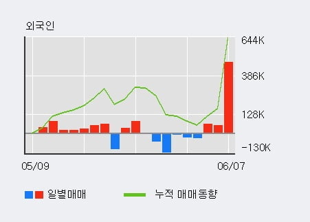 '대유플러스' 52주 신고가 경신, 전일 외국인 대량 순매수