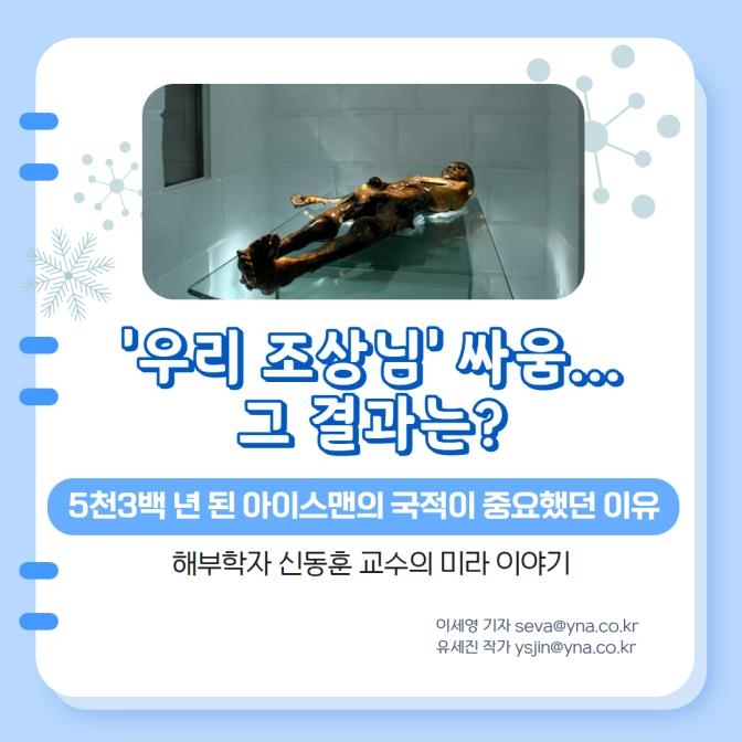 [카드뉴스] 5천 3백 살 아이스맨의 국적이 중요했던 이유