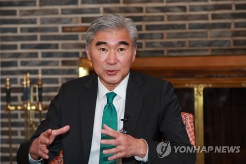 [인터뷰] 성김 "한국과 中 경제강압 대응조치 주기적 조정·정보 교환"