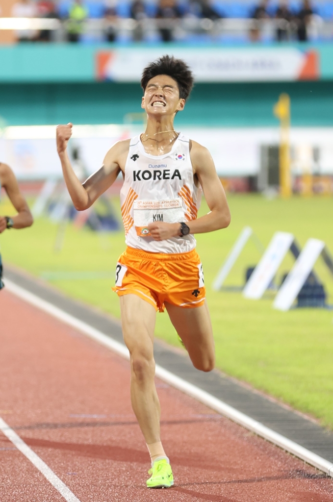 배건율, 아시아주니어육상선수권 남자 400ｍ 2위…46초73