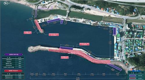 동해해수청, 삼척 임원항 정비·보강…태풍 피해방지