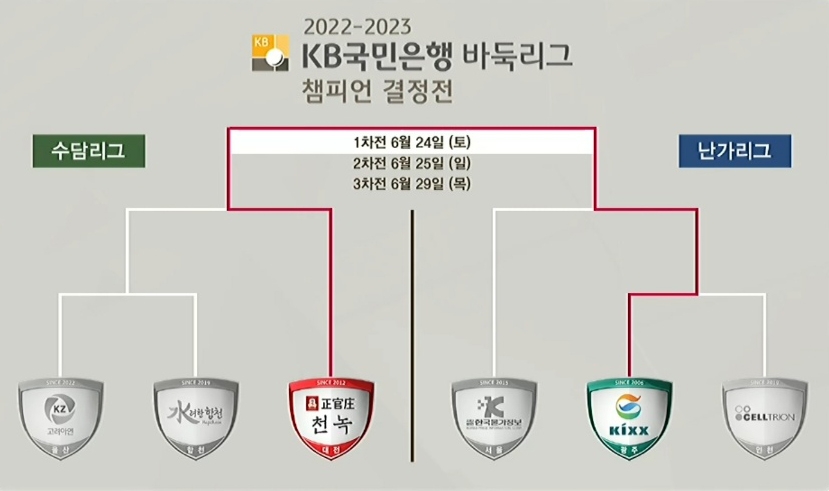 신진서의 킥스, 바둑 챔피언결정전 진출…정관장천녹과 격돌