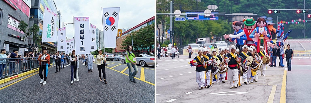 의정부음악극축제 퍼레이드 '빈축'…6차로 막아 극심한 교통혼잡