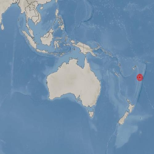 통가 누쿠알로파 남서쪽 바다서 규모 7.2 지진 발생