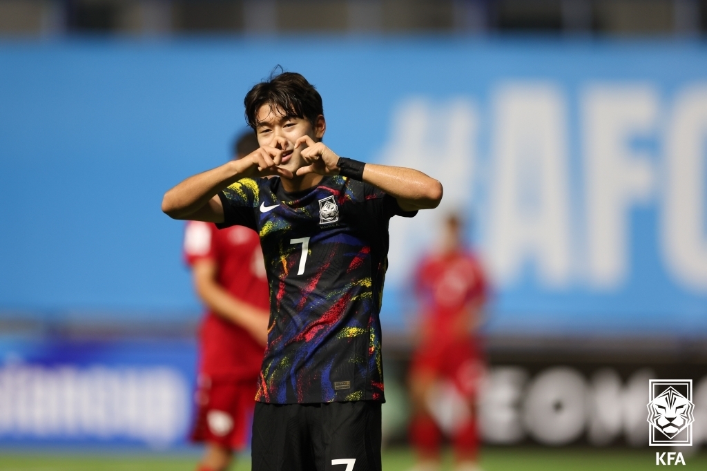 한국, U-17 아시안컵 축구 조별리그 2차전 아프간에 4-0 완승