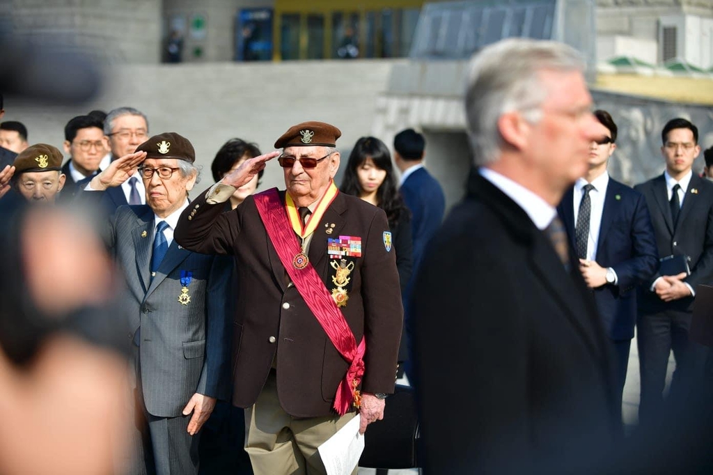 [한국전 숨은영웅] '마지막 연설' 앞둔 벨기에 노병 "철수 거부, 55일 버텼죠"