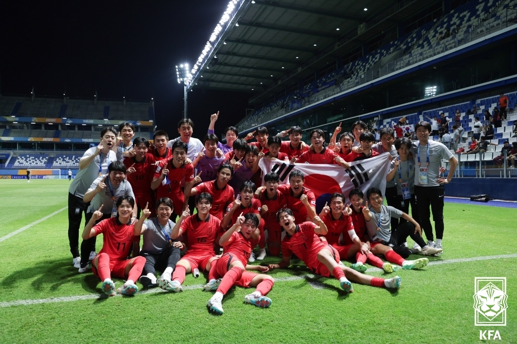 변성환호, U-17 아시안컵 우승 정조준…한일전 6경기 무승 끊기