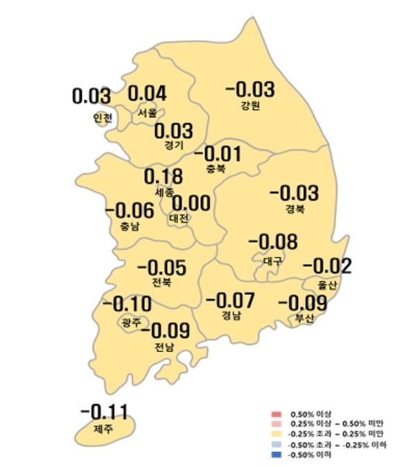 서울 아파트값 5주 연속 상승…지방과 양극화 심화