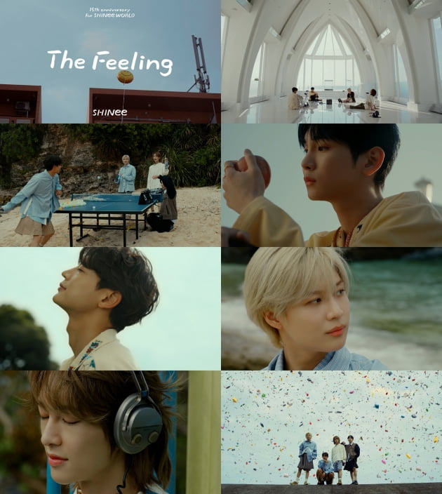 샤이니, 빛나는 비주얼+더 반짝인 팬사랑! 신곡 ‘The Feeling’ MV 공개