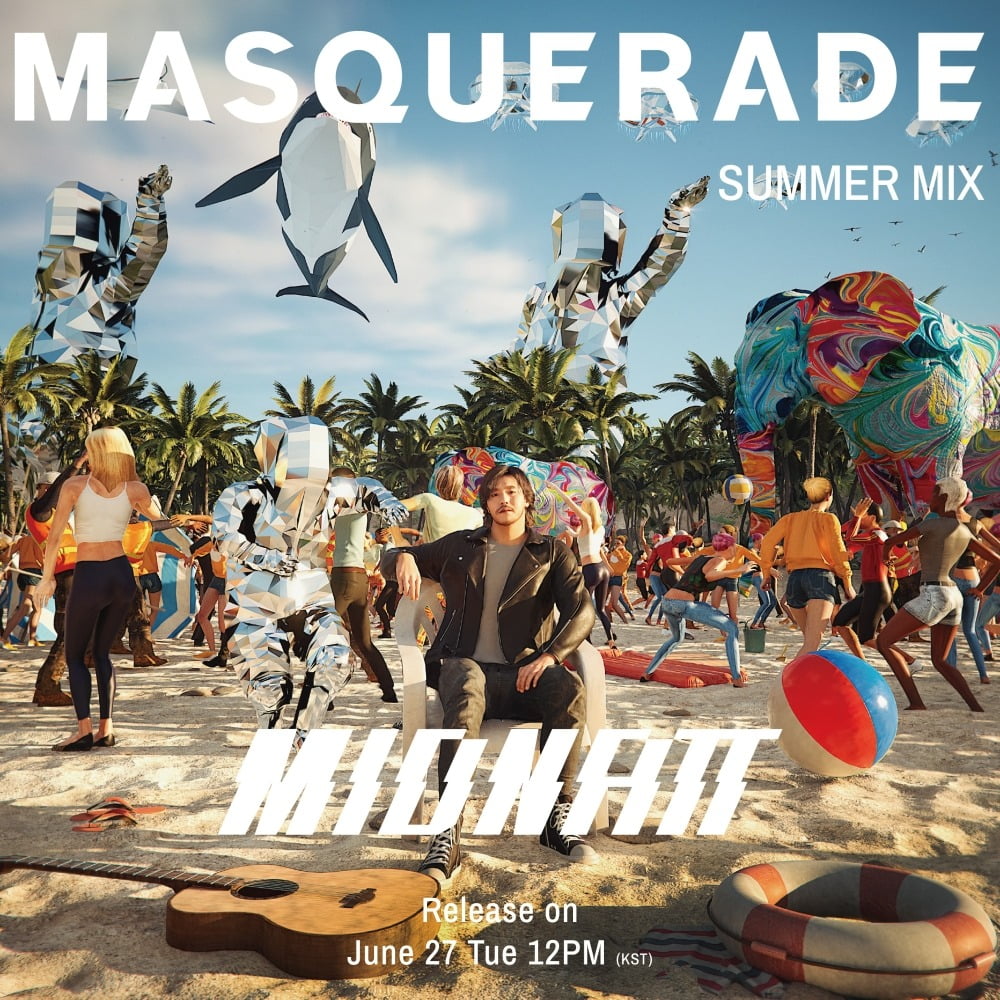 미드낫이 'Masquerade Summer Mix' 발매한다. / 사진제공=빅히트 뮤직, 하이브IM