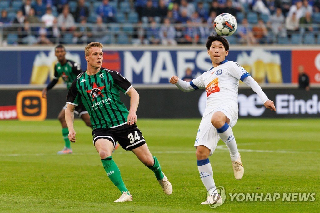 '홍현석 60분' 벨기에 프로축구 헨트, 스탕다르에 3-1 승리