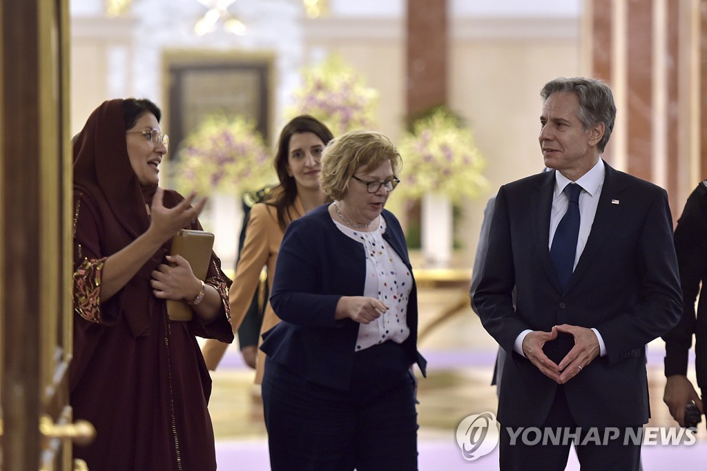 블링컨, 사우디 빈살만 왕세자와 회담…"솔직한 대화"(종합)