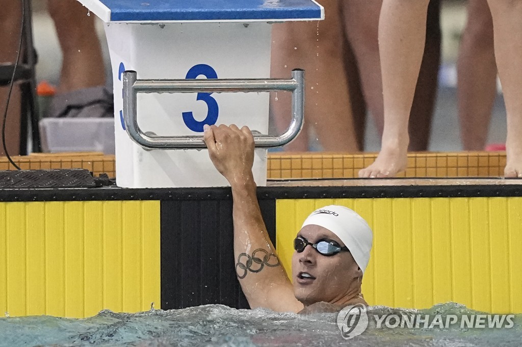 '펠프스 후계자' 드레슬, 미국 수영 대표선발전서 충격의 29위