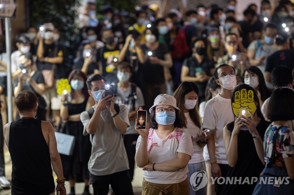 홍콩, '톈안먼 시위 34주년'에 경비 강화…"경찰 5천명 배치"