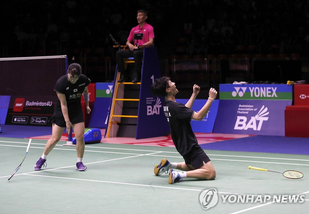 Badminton Ahn Seyoung wins Thailand Open Women's doubles and mixed