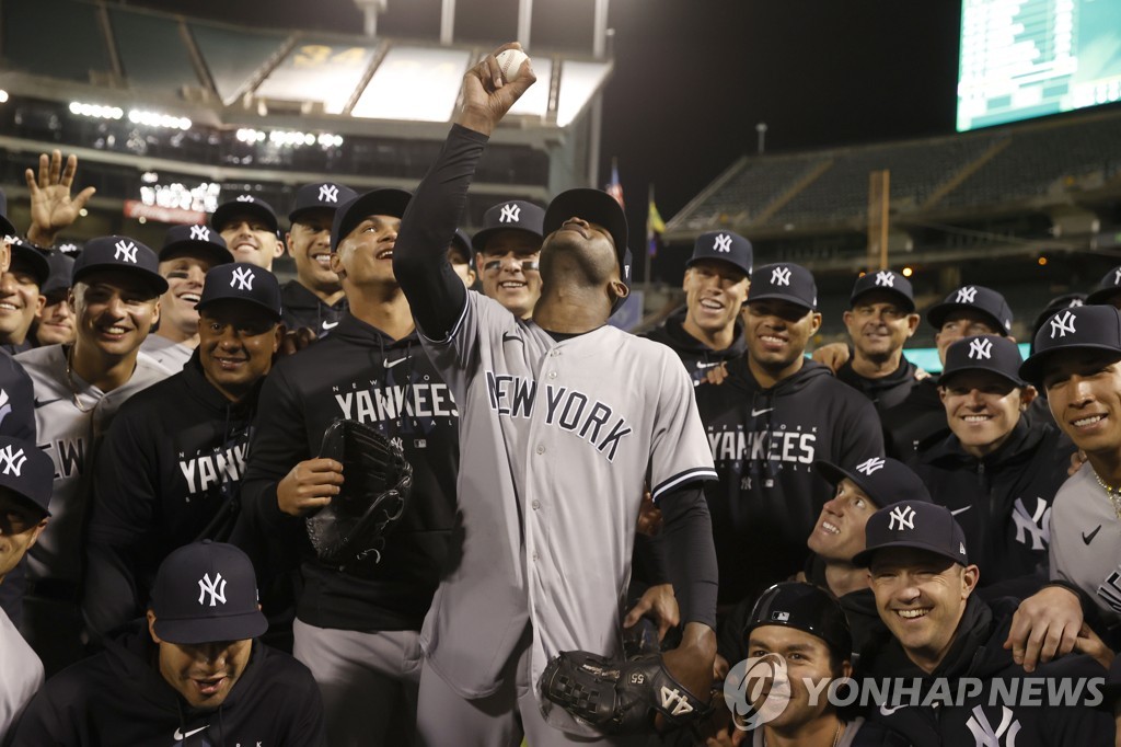 양키스 투수 헤르만, MLB 역대 24번째 퍼펙트게임 달성