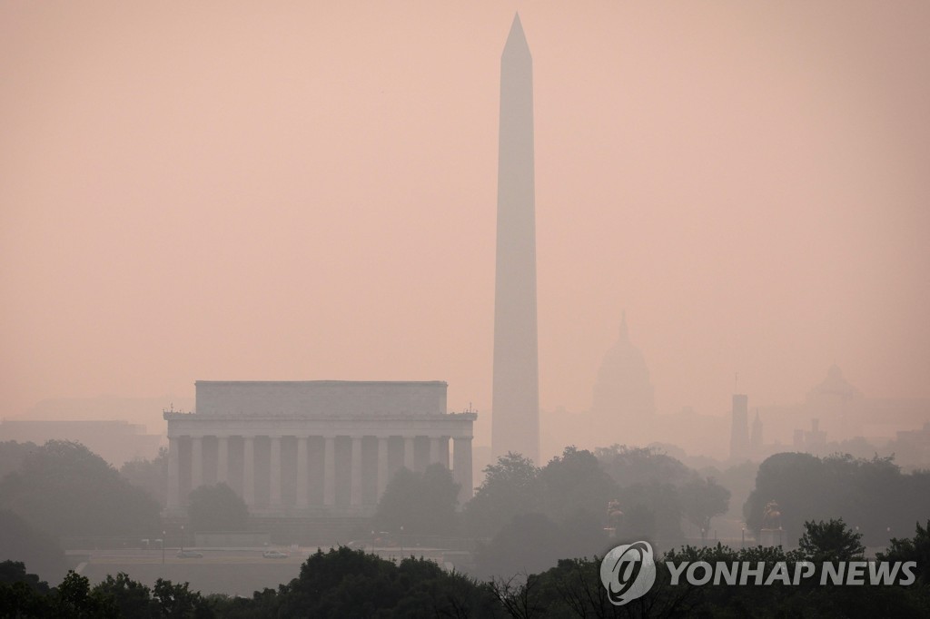 [르포] 뉴델리보다 더 나빠진 뉴욕의 공기…"화성을 보는 것 같다"