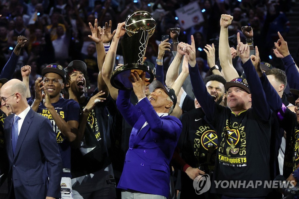 NBA 덴버, 창단 56년 만에 첫 챔피언 등극…MVP는 요키치(종합)